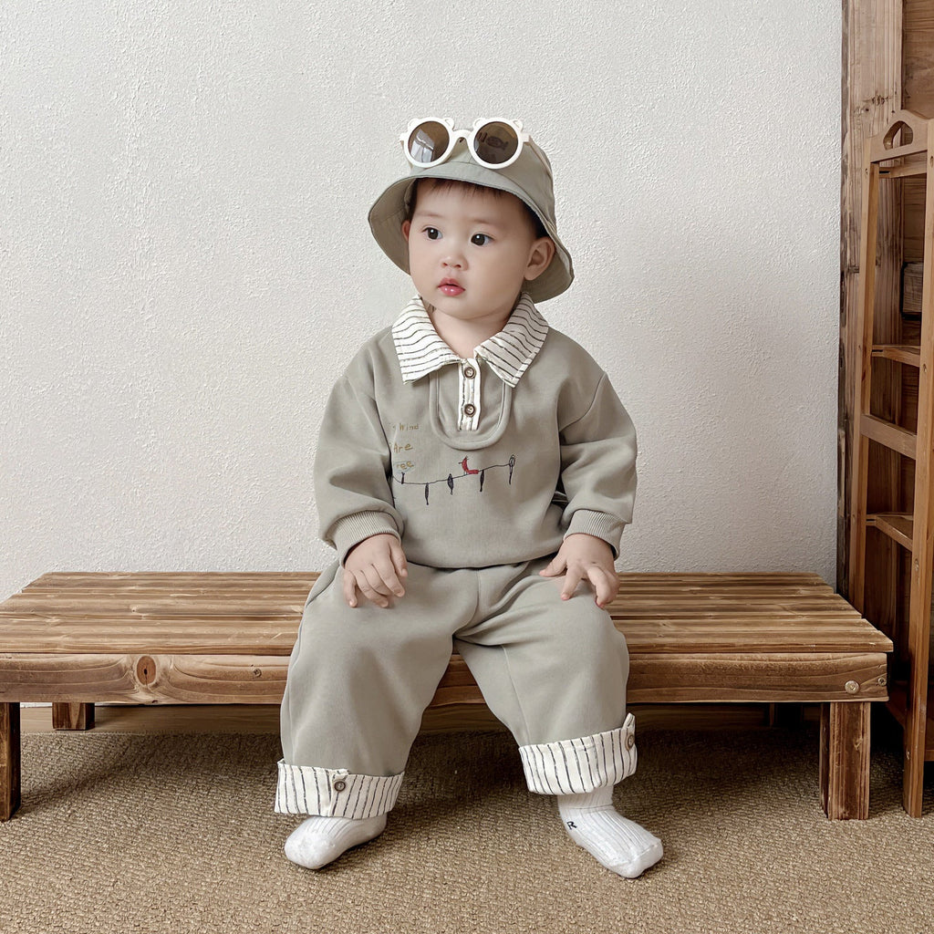 Autumn Clothing Set For Toddlers Top And Pants