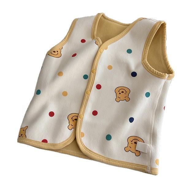 Childrens Small And Large Size Cartoon Vest Spring And Autumn Waistcoat For Boys And Girls Outerwear Top