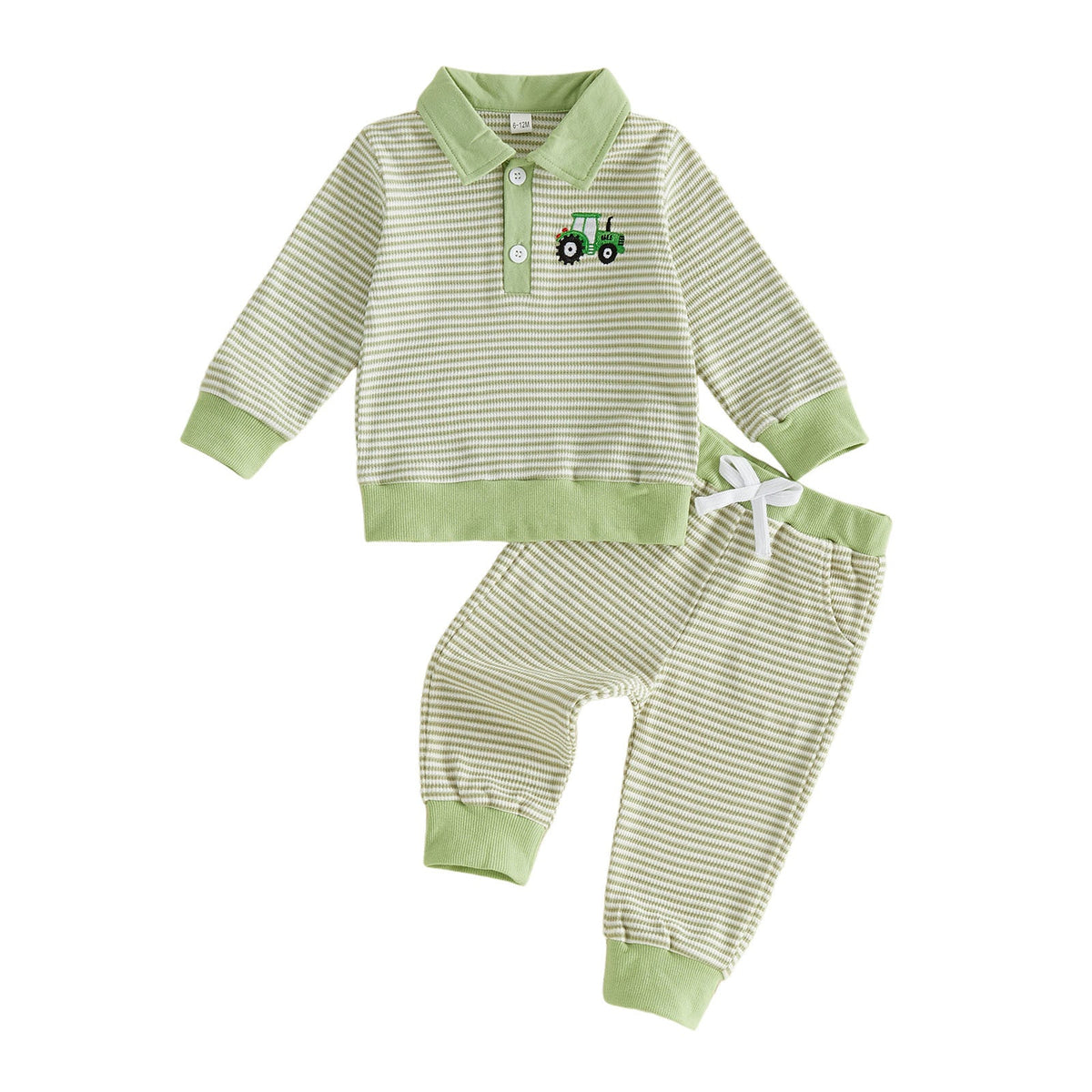Childrens Long-sleeve Zip-up Top And Pants Set