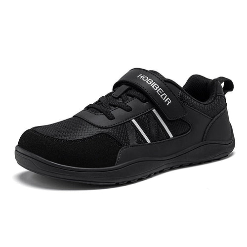 Kids Wide-toe Athletic Shoes Mesh Breathable With Velcro Straps