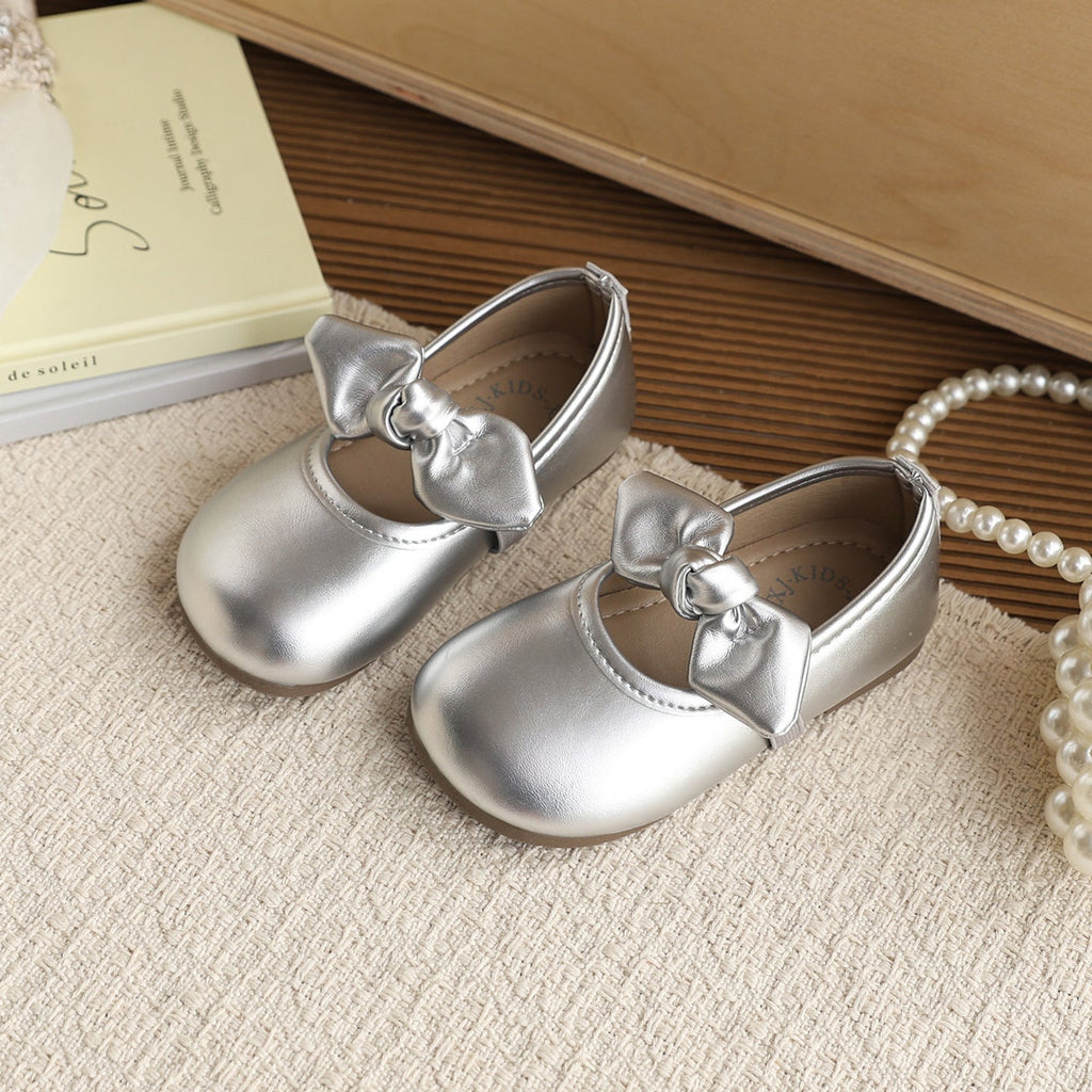 Cute Bow-knot Princess Shoes Soft-soled Performance Shoes