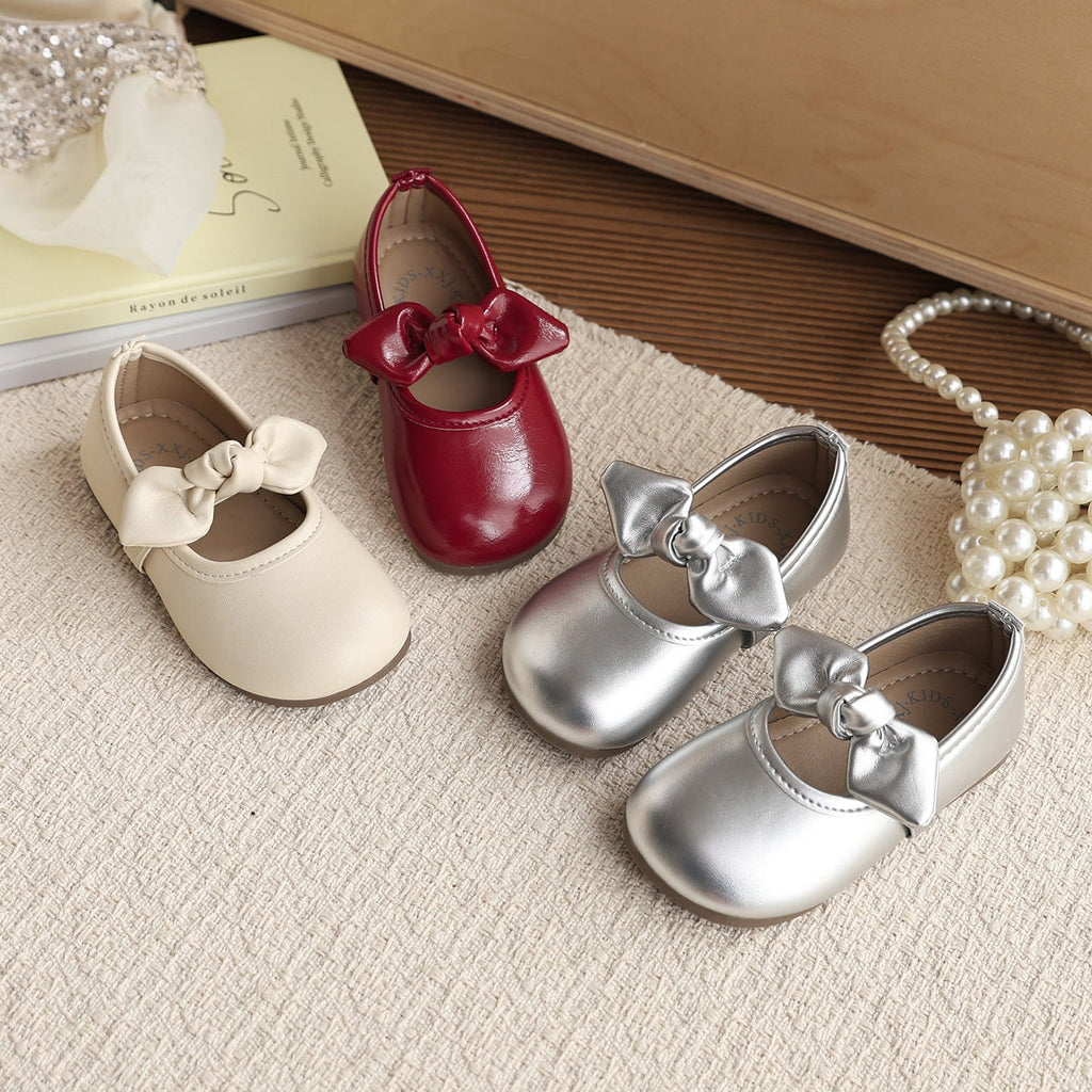 Cute Bow-knot Princess Shoes Soft-soled Performance Shoes