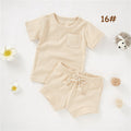 Newborn Short-sleeve And Shorts Set