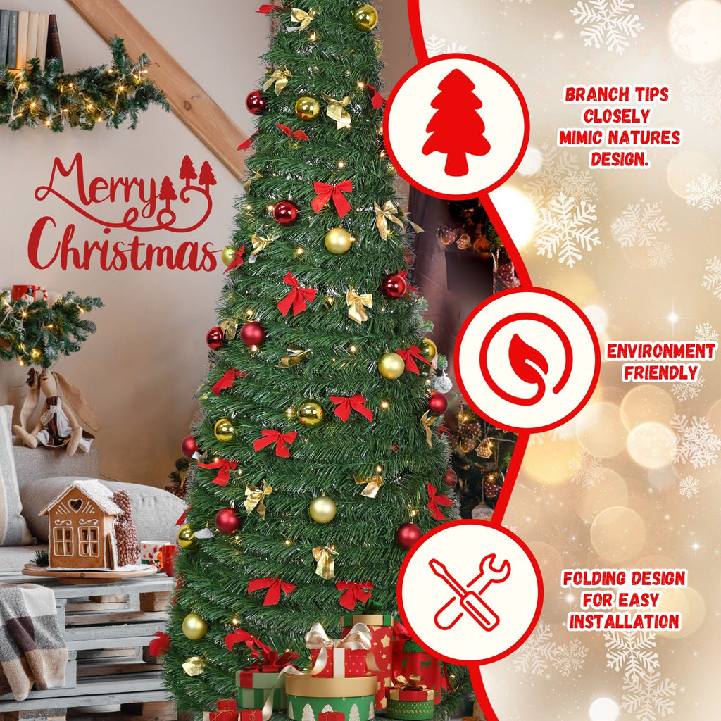 7FT Pop Up Christmas Tree