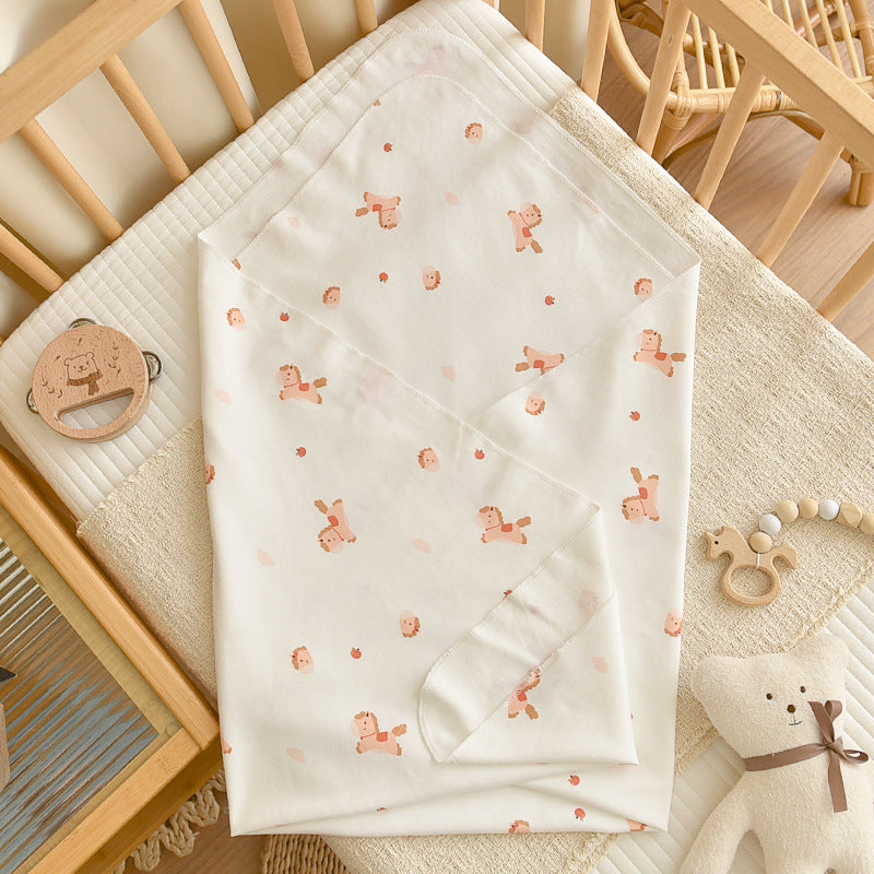 Cotton Baby Swaddle To Prevent The Startle Reflex