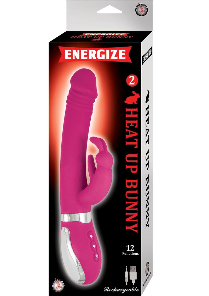 Energize Heat Up Bunny 2 Rechargeable Silicone Warming Vibrator
