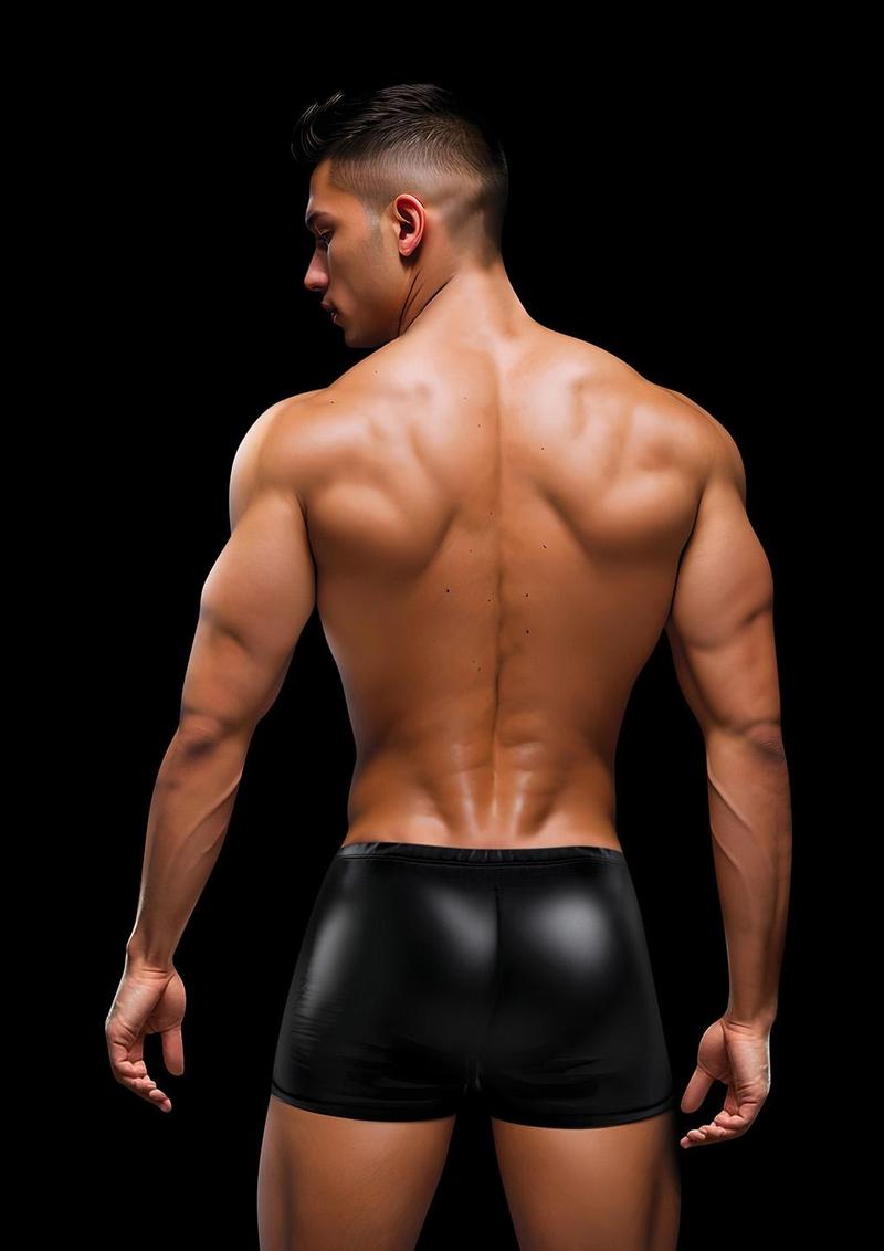 Envy Snap Down Boxer Brief-Black-L/XL