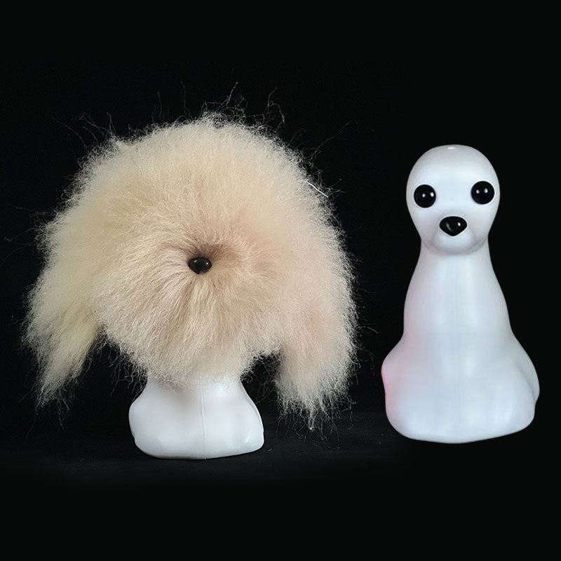 Professional Dog Grooming Training Head | Beginner Pet Styling & Fur Practice Model