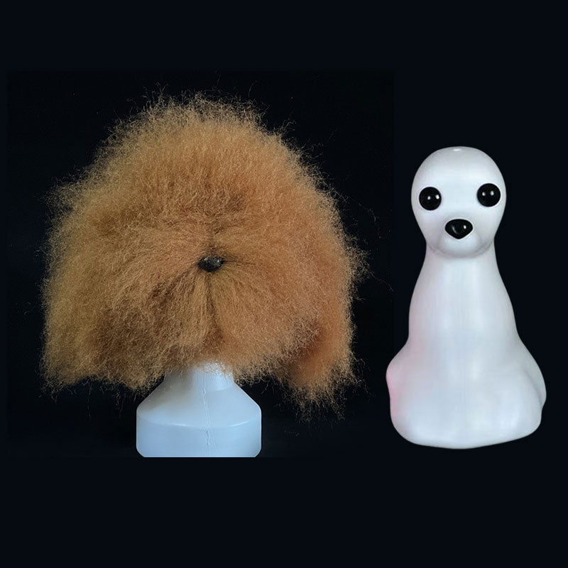 Professional Dog Grooming Training Head | Beginner Pet Styling & Fur Practice Model