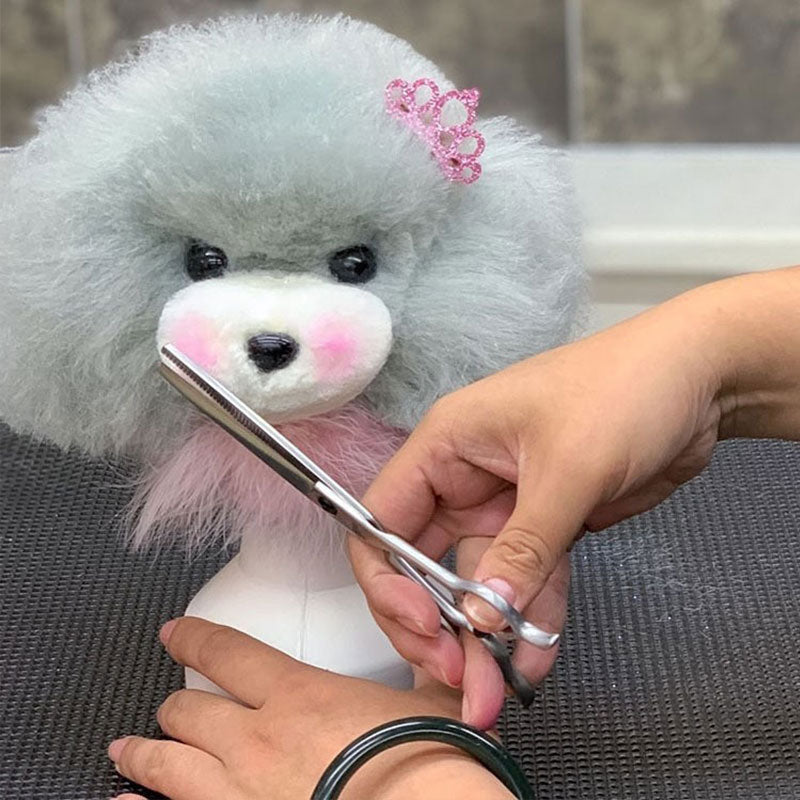 Professional Dog Grooming Training Head | Beginner Pet Styling & Fur Practice Model