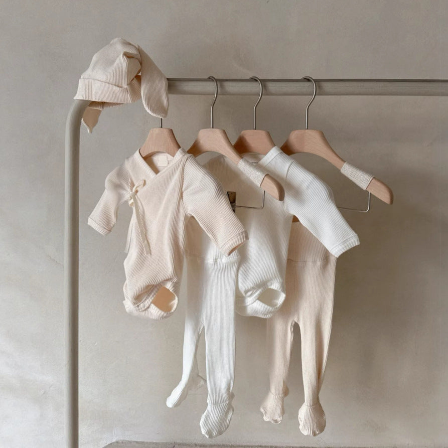 Newborn Clothes Romper Rabbit Ear Hat Set