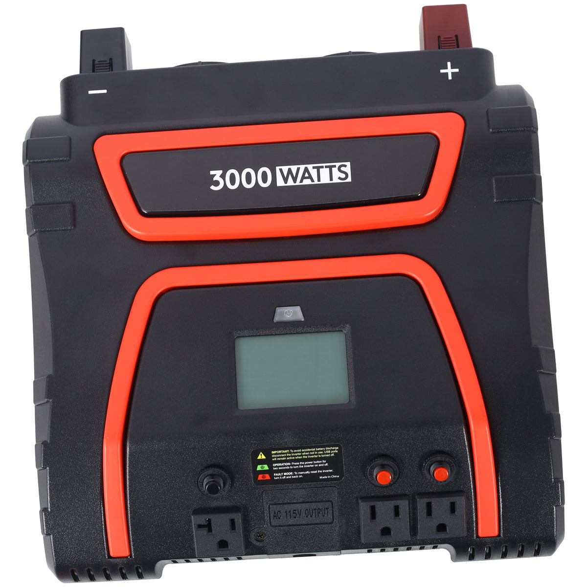 3000 Watt Power Inverter with LED Display - Modified Sine Wave
