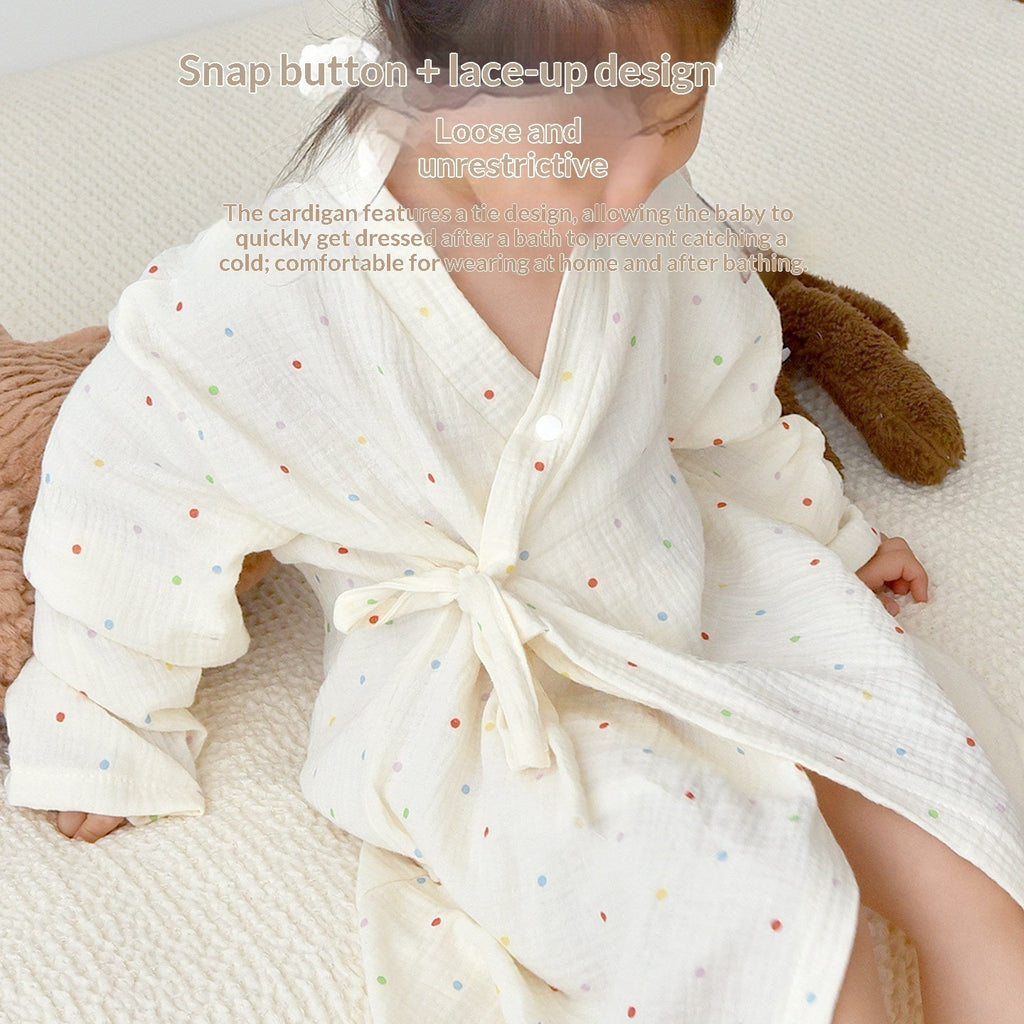 Baby Cotton Gauze Absorbent Breathable Bath Wrapped Towel