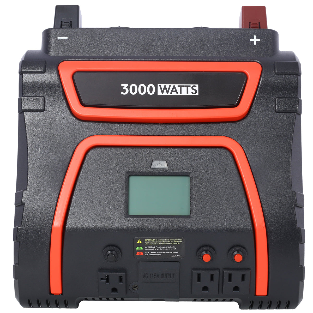 3000 Watt Power Inverter with LED Display - Modified Sine Wave