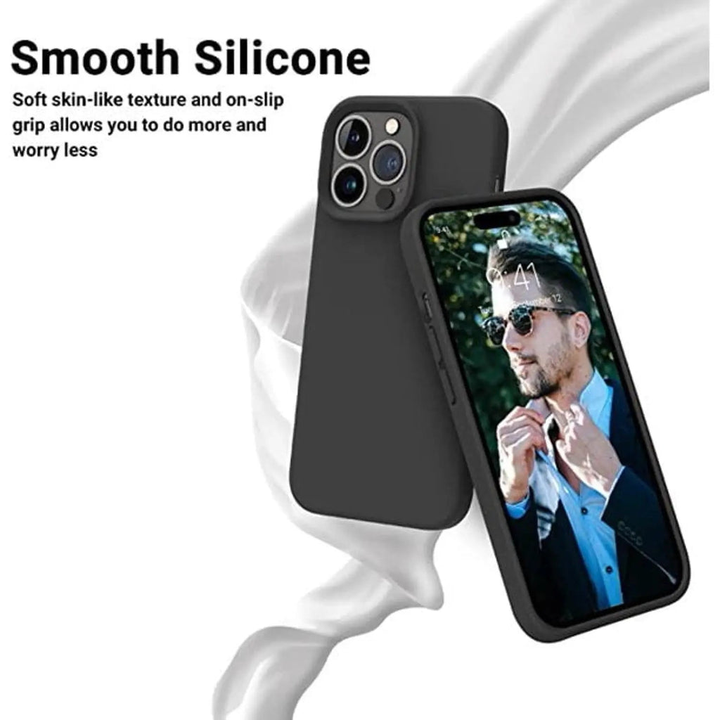 Entronix Case Compatible with iPhone 12 Pro Max - Soft-Touch Liquid Silicone