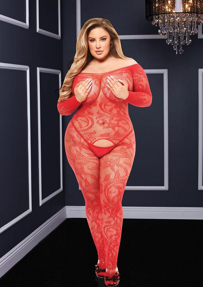 Longsleeve Crotchless Bodystocking