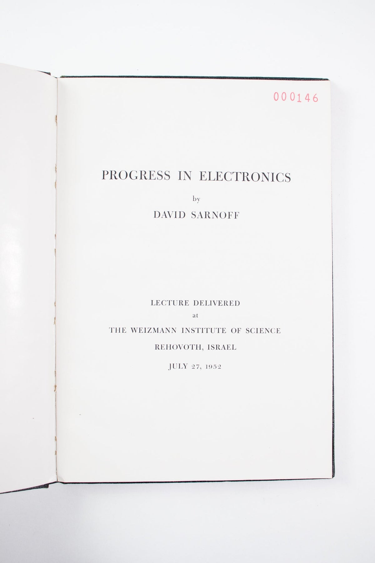 Progress in Electronics