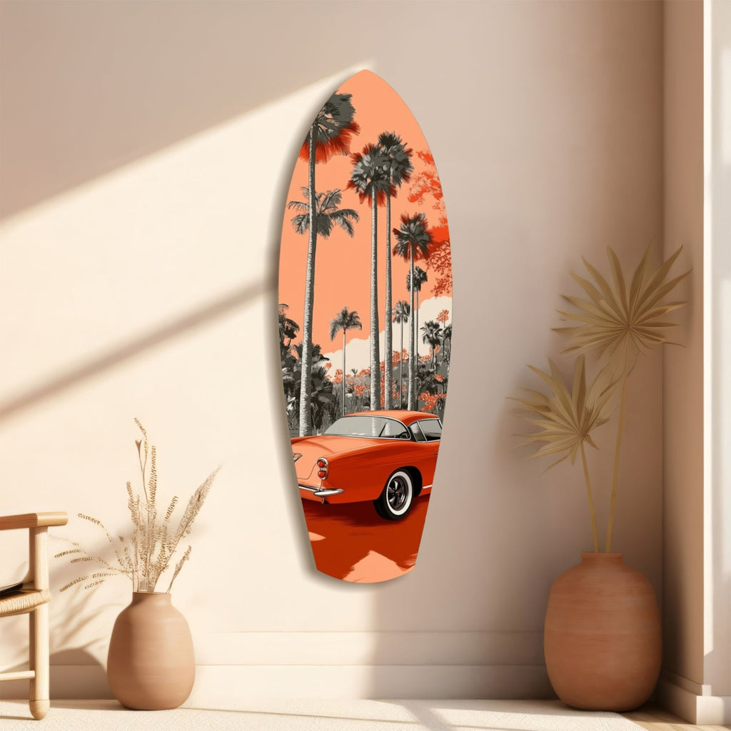 California Dreams Glass Wall Art