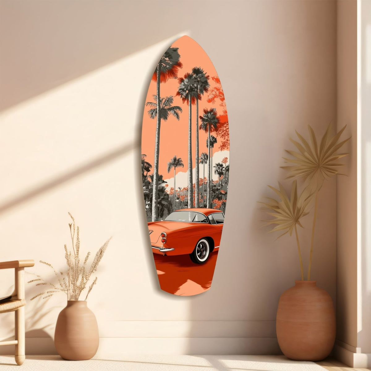 California Dreams Glass Wall Art