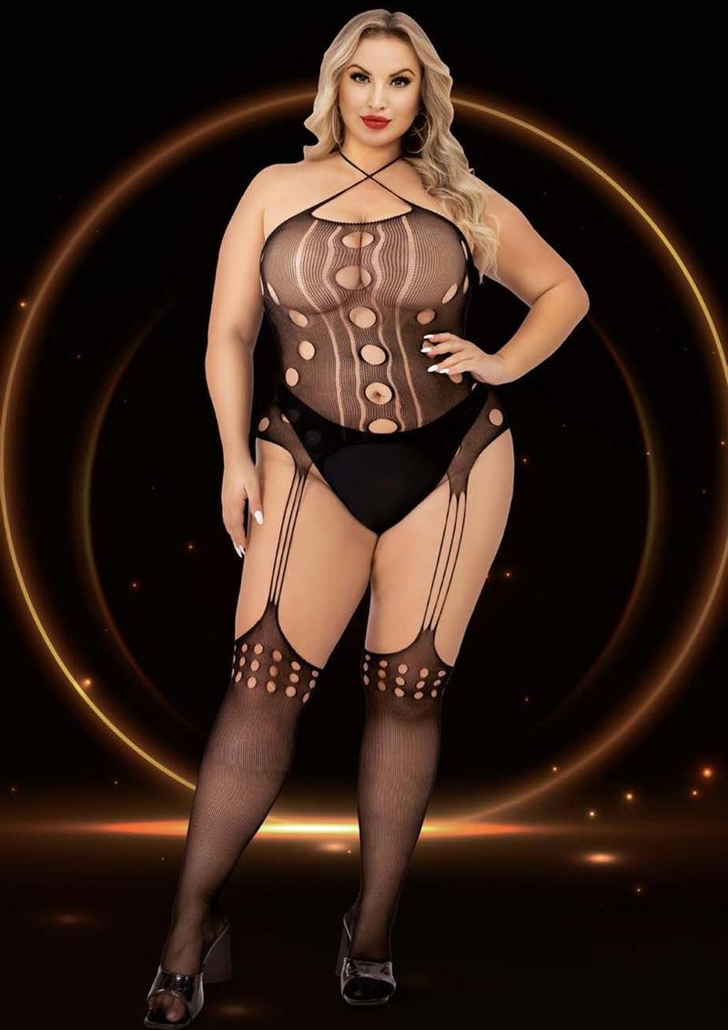 Suspender Hose Bodystocking